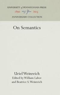 bokomslag On Semantics