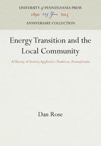 bokomslag Energy Transition and the Local Community