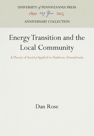 bokomslag Energy Transition and the Local Community