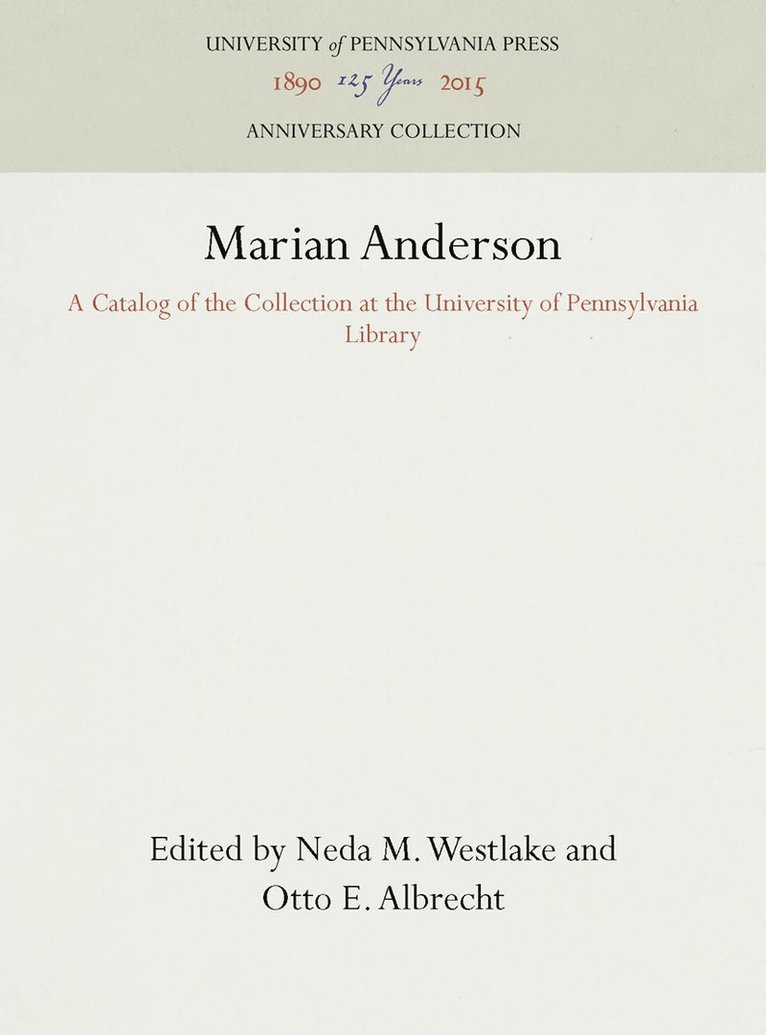 Marian Anderson 1