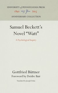 bokomslag Samuel Beckett's Novel 'Watt'