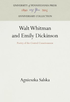 bokomslag Walt Whitman and Emily Dickinson