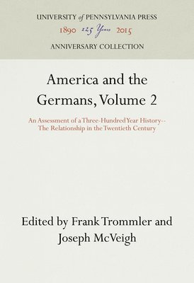 America and the Germans: v.2 The Relationship in the Twentieth Century 1