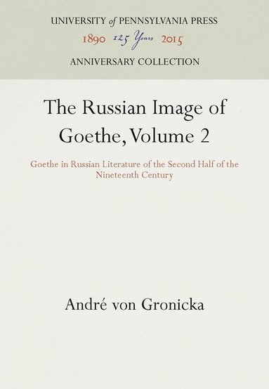 bokomslag Russian Image of Goethe, Volume 2