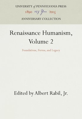 bokomslag Renaissance Humanism, Volume 2