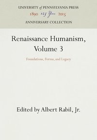 bokomslag Renaissance Humanism, Volume 3