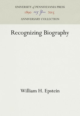 bokomslag Recognizing Biography