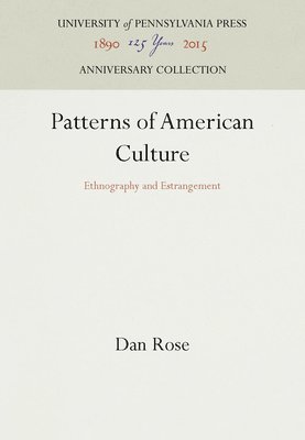 bokomslag Patterns of American Culture