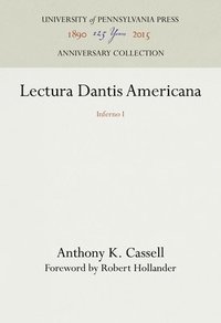 bokomslag Lectura Dantis Americana: Inferno I