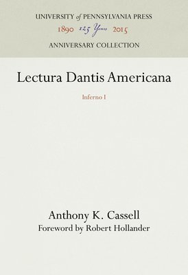 bokomslag Lectura Dantis Americana: Inferno I