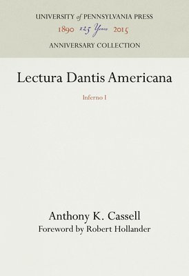 bokomslag Lectura Dantis Americana: 'Inferno', v.1