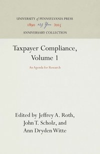 bokomslag Taxpayer Compliance, Volume 1