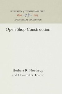 bokomslag Open Shop Construction