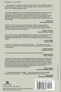 bokomslag Freedom as a Value: A Critique of the Ethical Theory of Jean-Paul Sartre