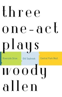 Woody Allen - Three One-Act Plays, Häftad