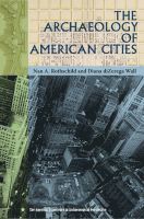 Nan A. Rothschild, Diana diZerega Wall, Diana Dizerega Wall, Nan A Rothschild - Archaeology of American Cities, Inbunden
