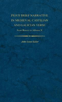 bokomslag Pious Brief Narrative in Medieval Castilian and Galician Verse