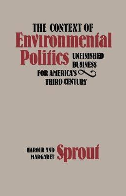 bokomslag The Context of Environmental Politics