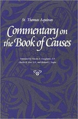 Commentary on the &quot;Book of Causes 1