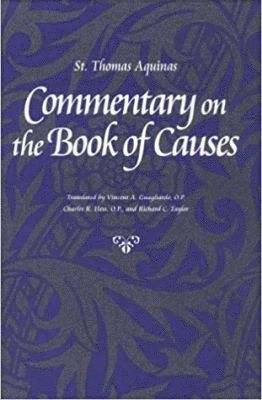 Commentary on the "Book of Causes