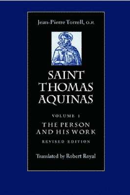 bokomslag Saint Thomas Aquinas V. 1; Person and His Work