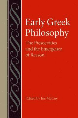 Early Greek Philosophy 1