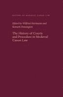 bokomslag The History of Courts and Procedure in Medieval Canon Law