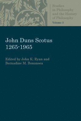 bokomslag John Duns Scotus 1265-1965