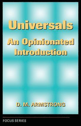 D. M. Armstrong - Universals, Häftad