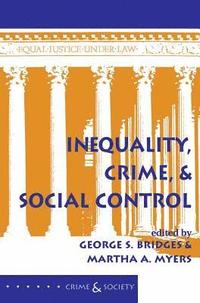 bokomslag Inequality, Crime, And Social Control