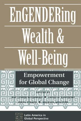 Cathy Rakowski, Rae Lesser Blumberg, Irene Tinker, Michael Monteon, Cathy Rakowski, Irene Tinker, Michael Monteon, Rae Lesser Blumberg - Engendering Wealth And Well-being, Häftad