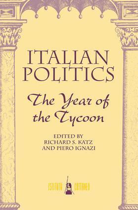 Richard S Katz, Piero Ignazi - Italian Politics, Häftad