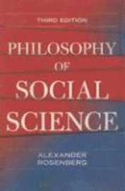bokomslag Philosophy of social science