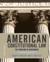 bokomslag American Constitutional Law: v. 1