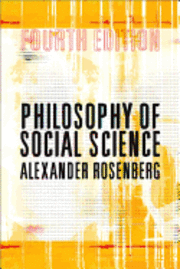 bokomslag Philosophy of Social Science