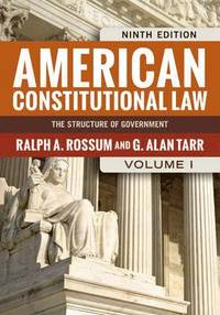 bokomslag American Constitutional Law