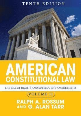 bokomslag American Constitutional Law, Volume II