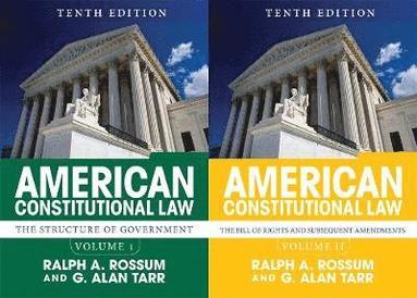 bokomslag American Constitutional Law, 2-Volume Set