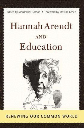 Mordechai Gordon - Hannah Arendt And Education, Häftad