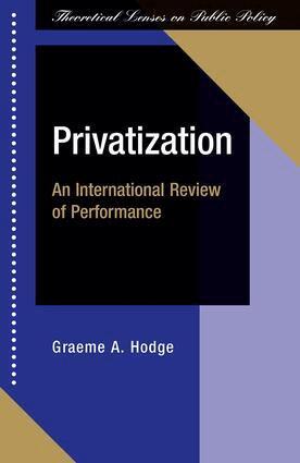 Graeme Hodge - Privatization, Häftad