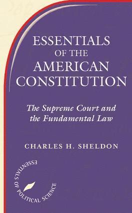 bokomslag Essentials Of The American Constitution