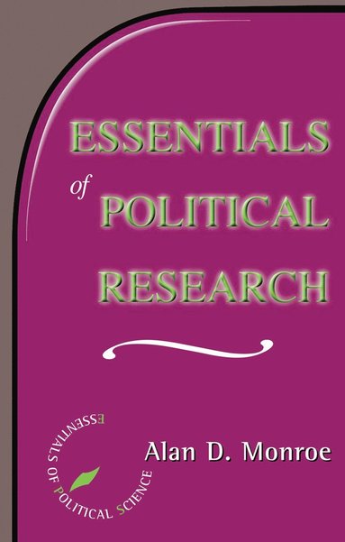 bokomslag Essentials Of Political Research