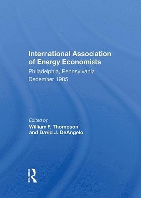 bokomslag World Energy Markets: Stability or Cyclical Change? Proceedings of the Seventh Annual North American Meeting of the International Associatio