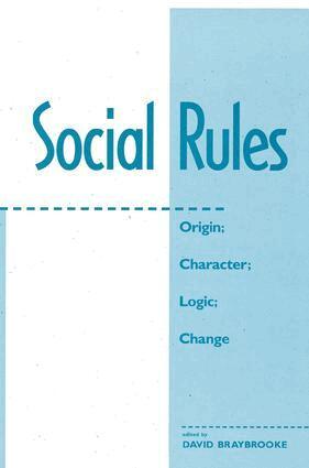David Braybrooke - Social Rules, Häftad
