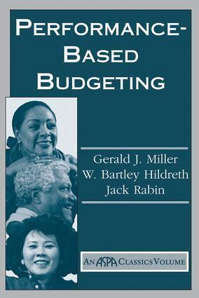 Gerald Miller - Performance Based Budgeting, Häftad