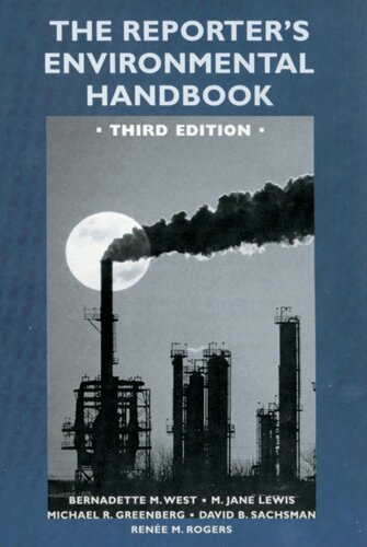 M. Jane Lewis, David B. Sachsman, Renee M. Rogers, Bernadette West, Michael R. Greenberg - Reporter's Environmental Handbook, Häftad