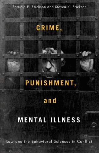 Patricia Erickson, Steven Erickson - Crime, Punishment, and Mental Illness, Häftad