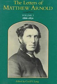 bokomslag Letters of Matthew Arnold v. 3; 1866-70
