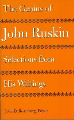 John Ruskin, John D. Rosenberg - Genius of John Ruskin, Häftad
