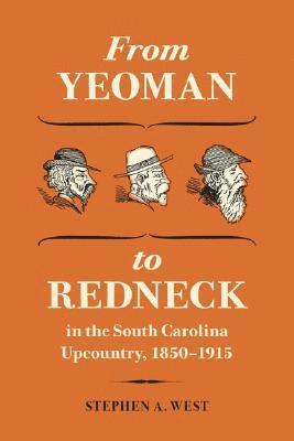 bokomslag From Yeoman to Redneck in the South Carolina Upcountry, 1850-1915